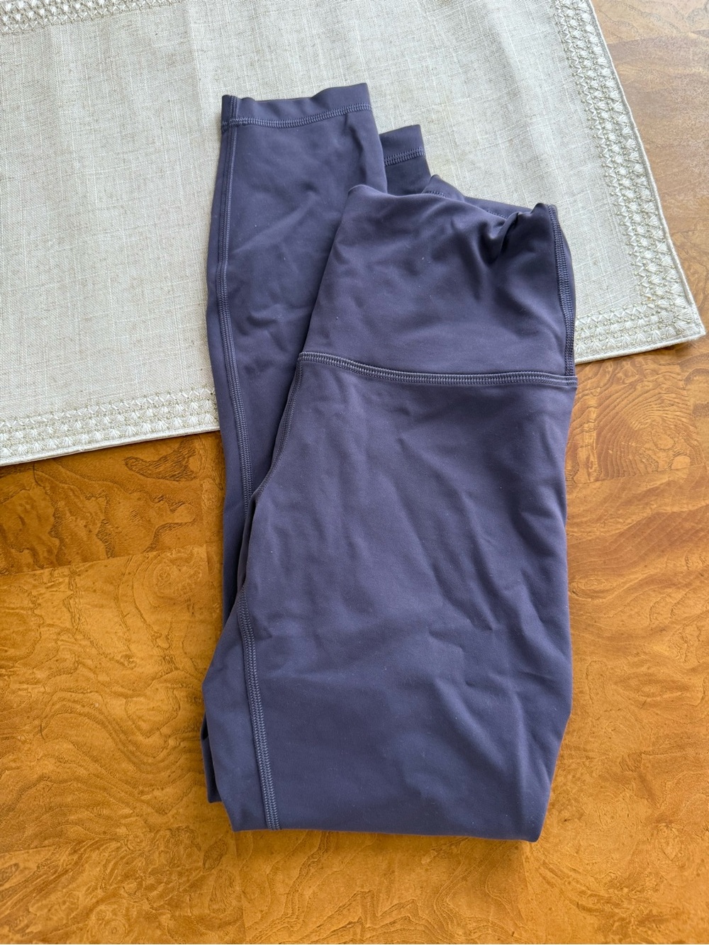 lululemon purple wunder under leggings size 6
